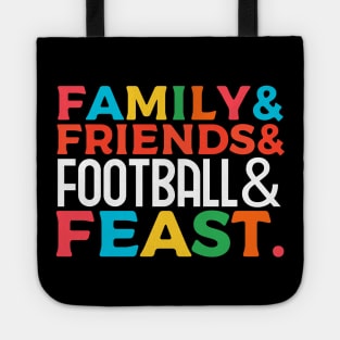 Football shirt for Family and Friends Tote