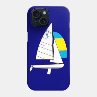 International 420 Sailboat Phone Case