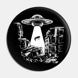 Spacecore Alien Abduction UFO UAP Pin