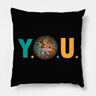 Y.O.U. logo Pillow