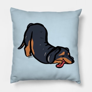 Dachshund stretching Pillow