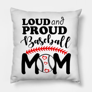Baseball mom Pillow