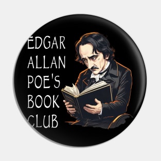 Edgar Allan Poe's Book Club Pin