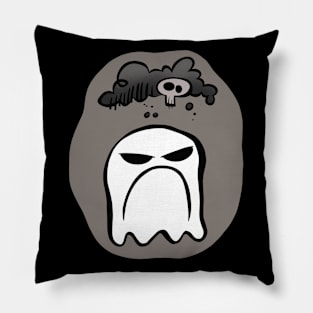 Grumpy Ghost Pillow