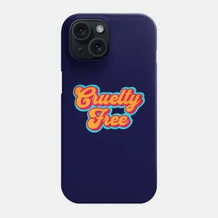 Retro Cruelty-Free Graphic Logo Phone Case