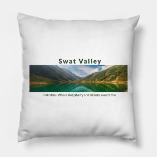 Swat Valley Pakistan - where hospitality and beauty awaits you pakistan culture pakistani tourism Pillow