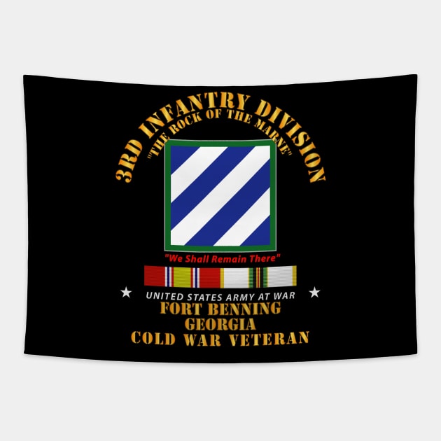 3rd ID - Fort Benning GA w Cold War SVC Tapestry by twix123844
