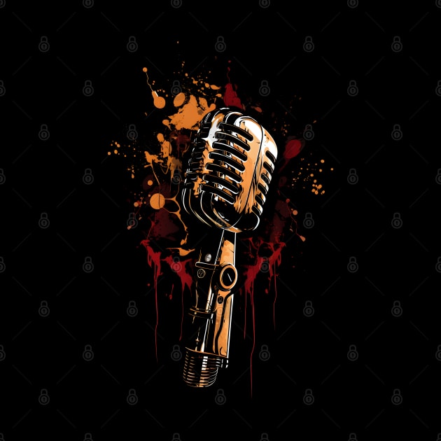 Microphone Retro by Nerd_art