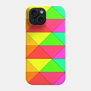 Neatly Rainbow Triangles Phone Case