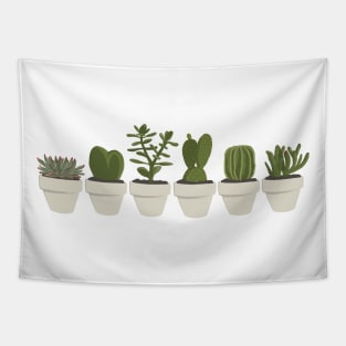 Cacti & Succulent – White Tapestry