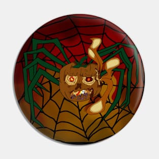 Spider pumpkin Pin