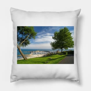 Lyme Harbour View Pillow