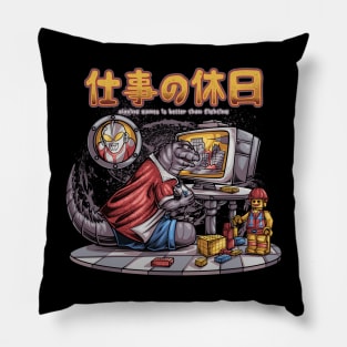 IT'S BETTER TO PLAY GAMES Pillow