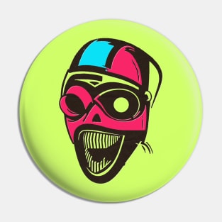 Cyborg Mask Pin