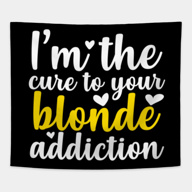 Blonde Hairstyle Quotes Gift I Blondie Hair Blonde Tapestry