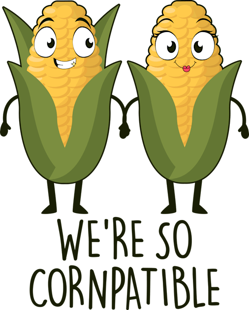 We're so cornpatible Kids T-Shirt by NotSoGoodStudio