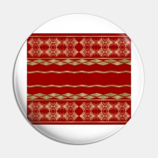 Red & Golden Velvet Pin