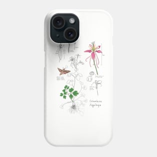 Columbine Botanical-tan Phone Case