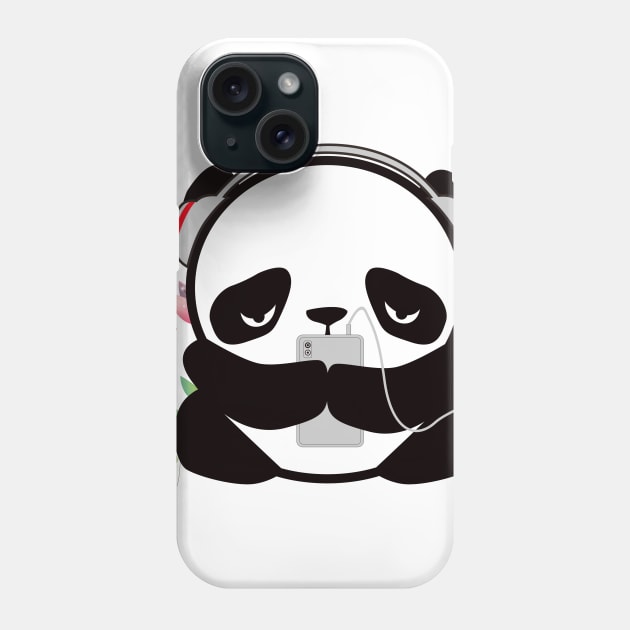 PANDA MUSIC Phone Case by Jack Wolfie Gallery