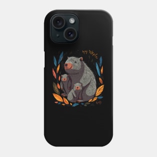 Wombat Fathers Day Phone Case