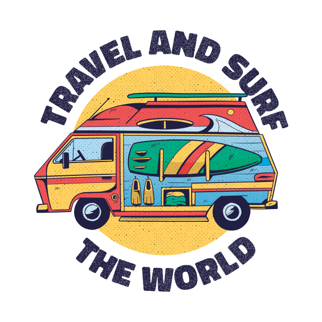 Travel And Surf  The World by JFDesign123