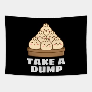 Take a Dump | Dumpling Pun Tapestry