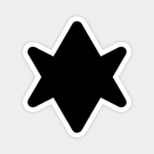 Hexagram - Black Magnet