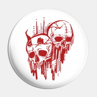 demon hunter red Pin