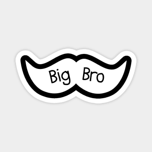 Big Bro Mustache Magnet