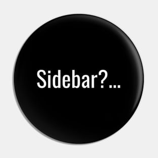 Sidebar Pin