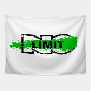 NO LIMIT black/green Tapestry