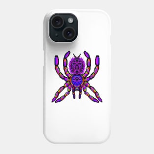 Tarantula Pixel Art 25 Phone Case