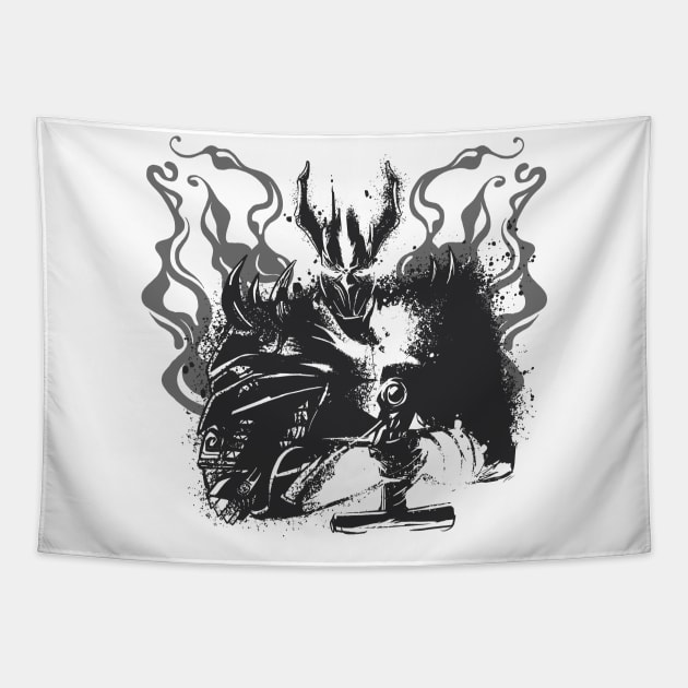 Ash Knight Tapestry by LR_Collections