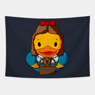 Dorothy and Toto Rubber Duck Tapestry