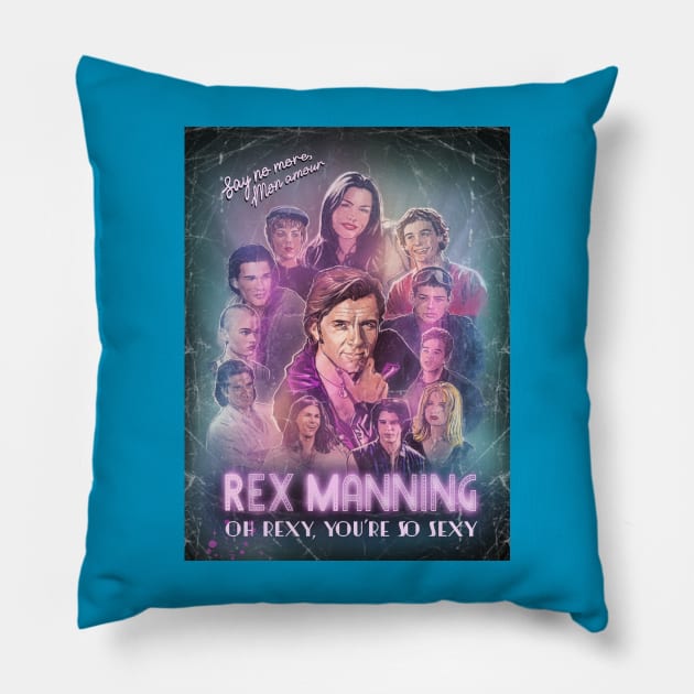 It’s Rex Manning Day! Pillow by Elizachadwickart 
