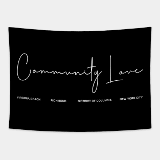 Community Love Cursive Script - 20 Available Colorways Tapestry