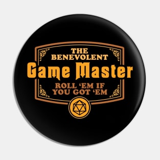 Dungeons & Dragons Game Master Pin