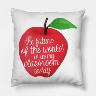 The Future of the World Apple Pillow