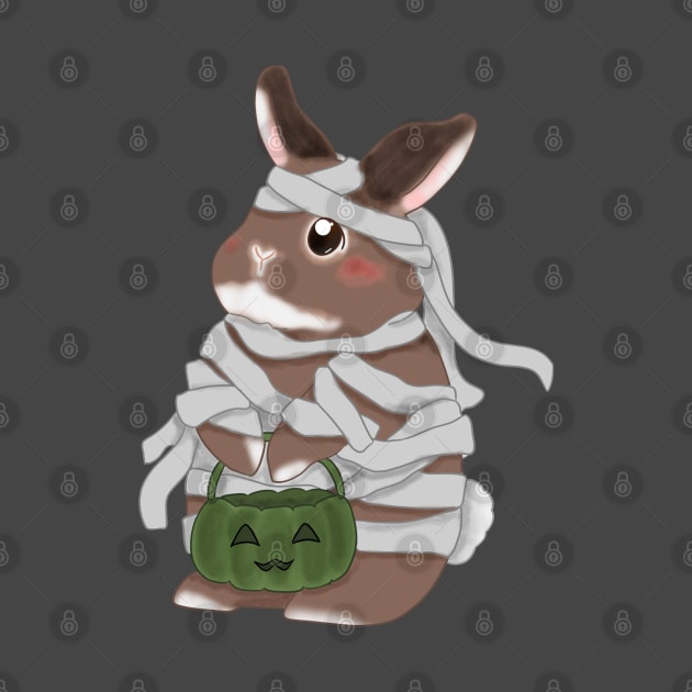 Mummy Rabbit for Halloween _ Bunniesmee by GambarGrace