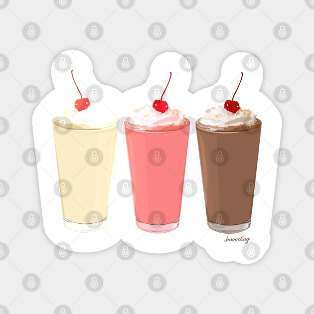 Milkshake Foodies Magnet by smoochugs