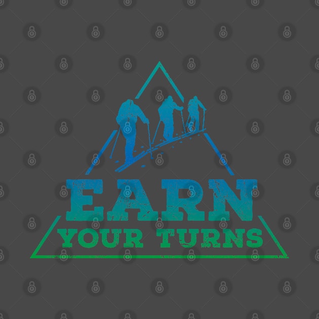 Earn Your Turns (blue) by posay