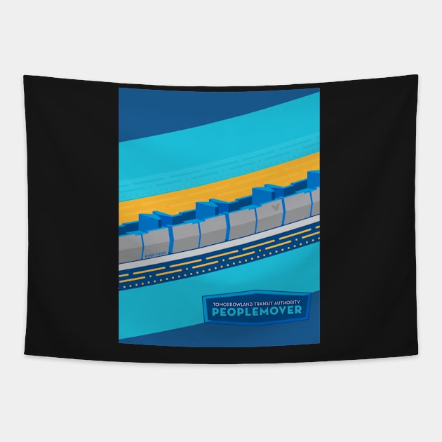 People Mover Tapestry by keystonemagic