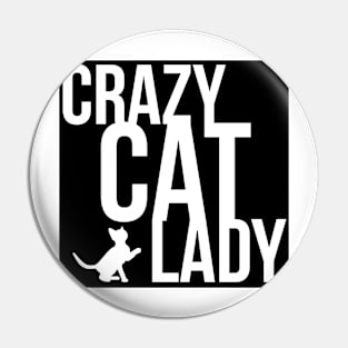 crazy cat lady Pin