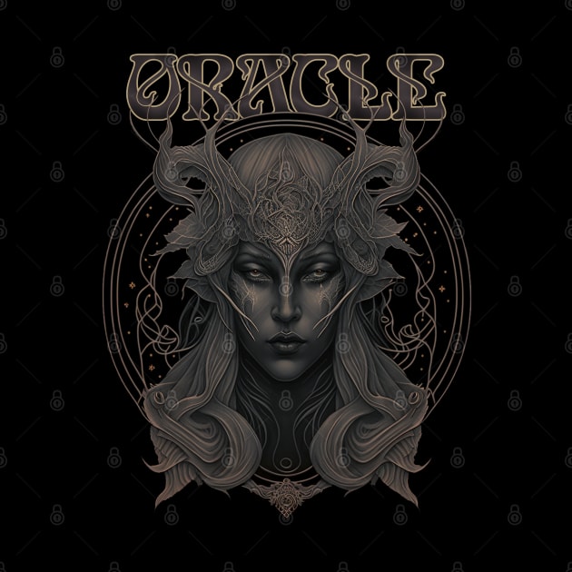 Oracle - Ancient Witch Priestess of Prophecy Art Nouveau by AltrusianGrace