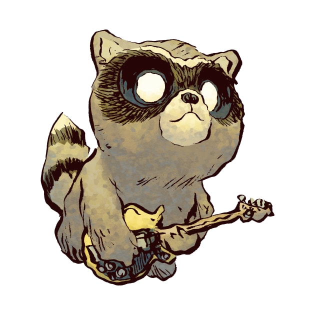 Rocknroll Raccoon by jesse.lonergan