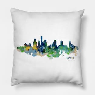 Boston Skyline Pillow