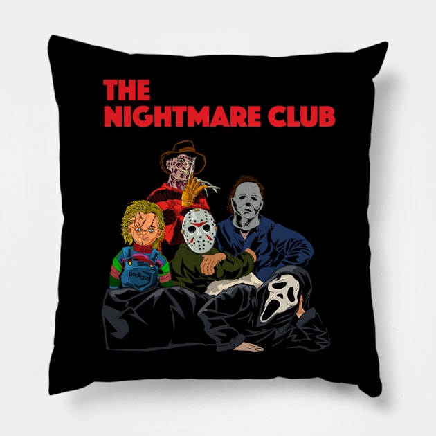 Nightmare club Pillow by Dek made