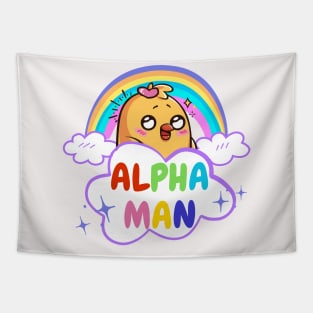 Alpha Man Tapestry