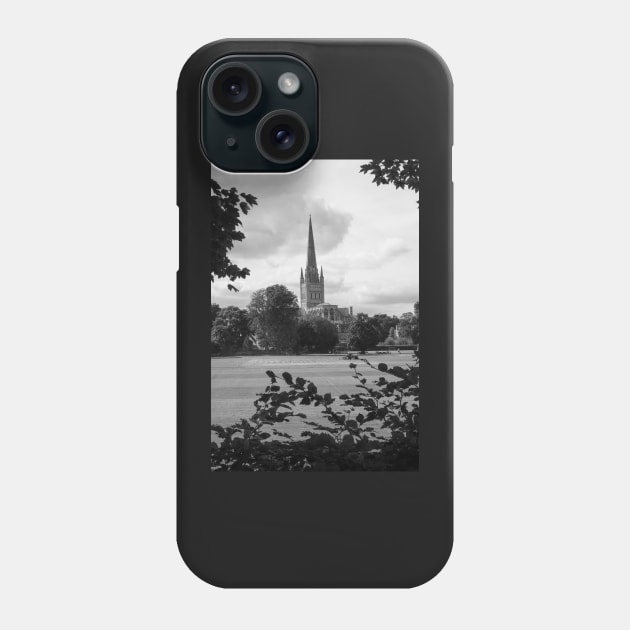 Norwich cathedral Phone Case by stuartchard