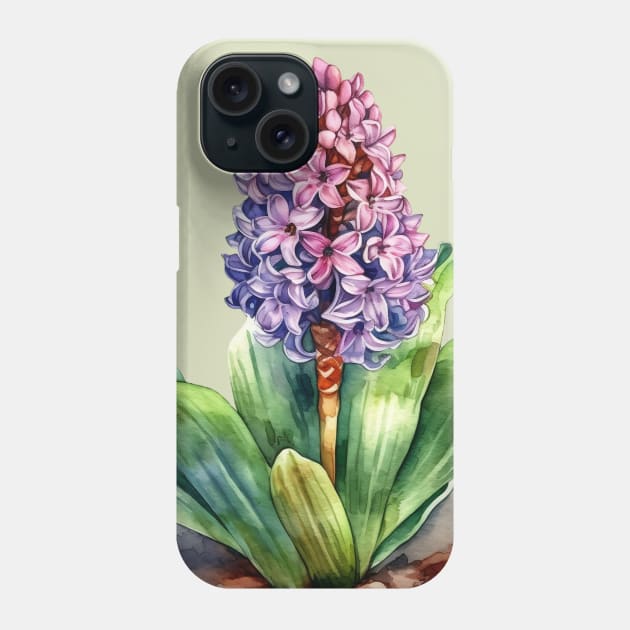 Stunning Hyacinth Phone Case by Young Inexperienced 